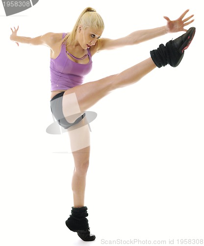 Image of woman fitness isolated