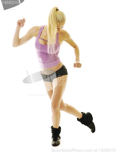 Image of woman fitness isolated