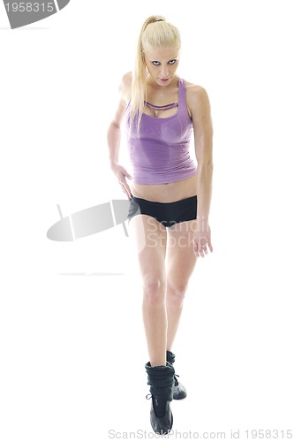 Image of woman fitness isolated