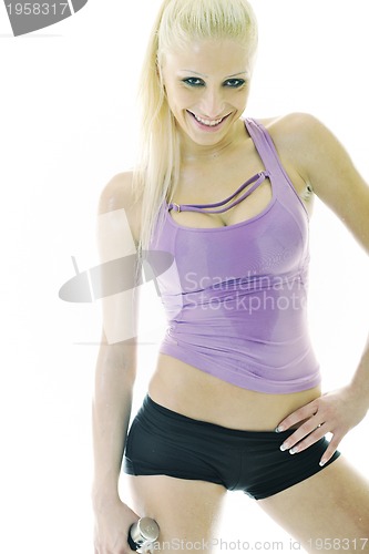 Image of woman fitness isolated