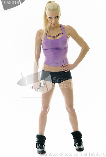 Image of woman fitness isolated