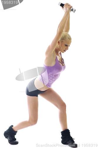 Image of woman fitness isolated