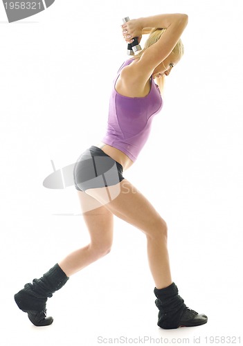 Image of woman fitness isolated