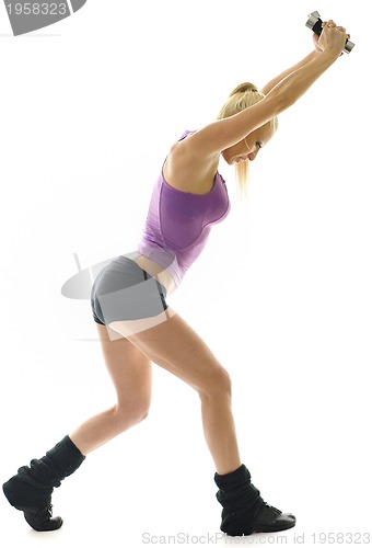 Image of woman fitness isolated