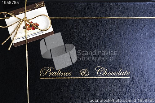 Image of chocolate and praline box