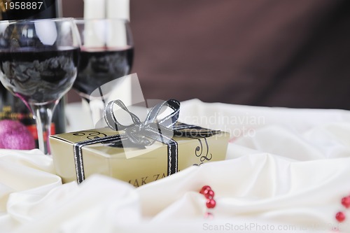 Image of wine and chocolate