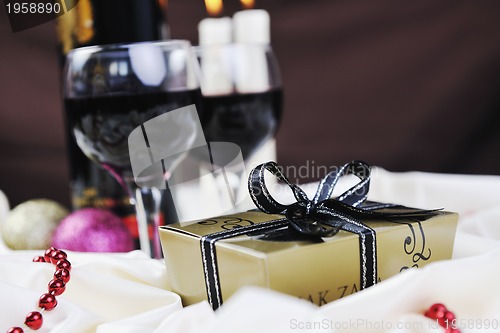 Image of wine and chocolate