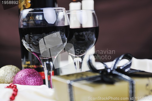 Image of wine and chocolate