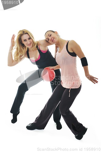 Image of woman fitness isolated