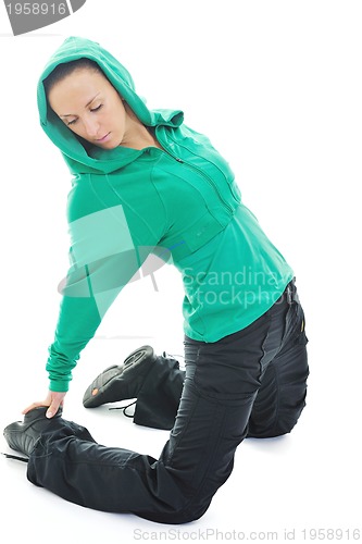 Image of woman fitness isolated