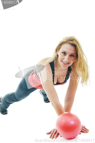 Image of woman fitness isolated