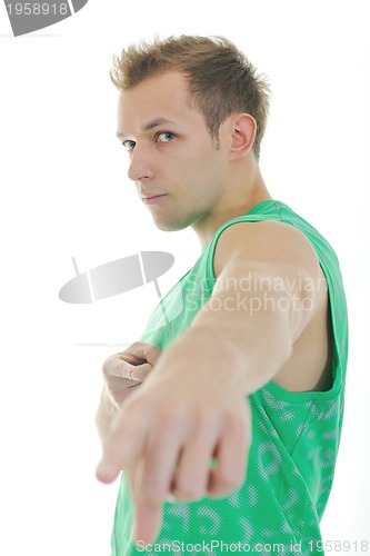 Image of man fitness isolated