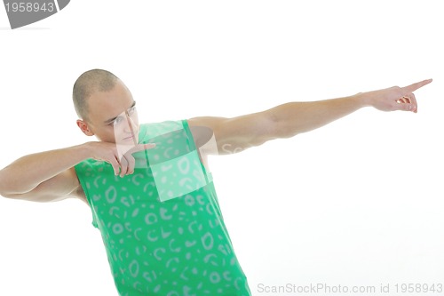 Image of man fitness isolated