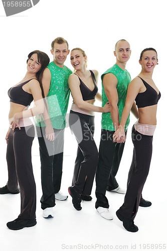 Image of people group fitness