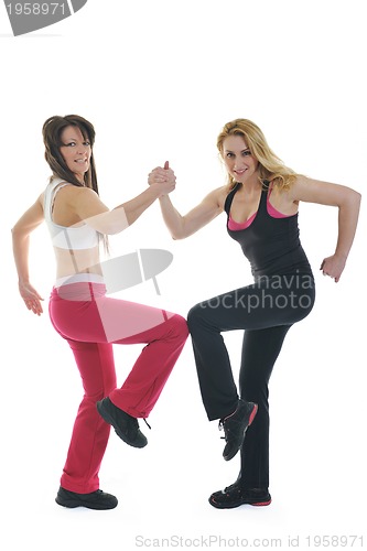 Image of woman fitness group