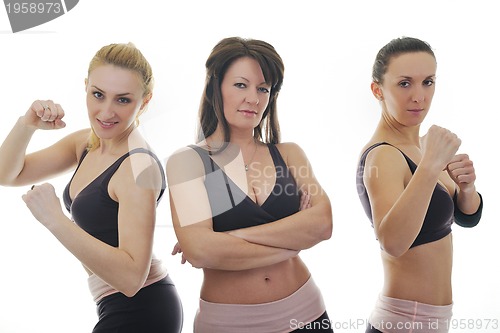 Image of woman fitness group