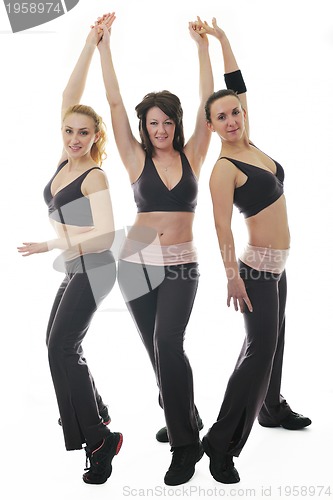 Image of woman fitness group