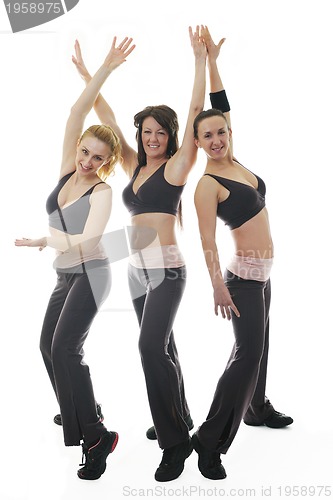 Image of woman fitness group