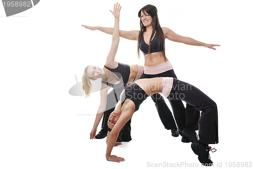 Image of woman fitness group