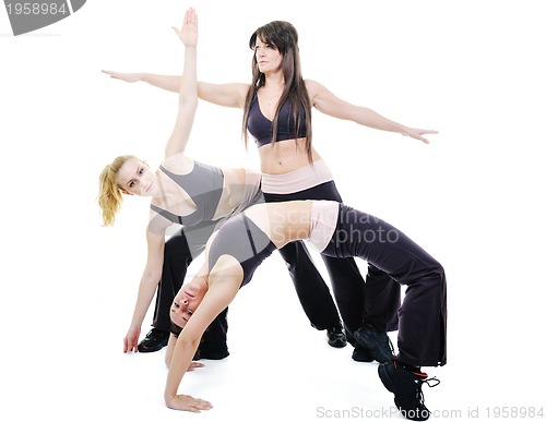 Image of woman fitness group