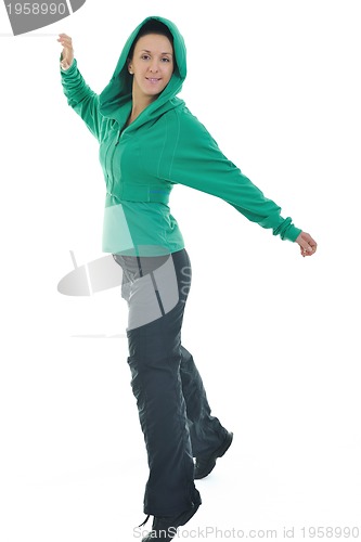 Image of woman fitness isolated