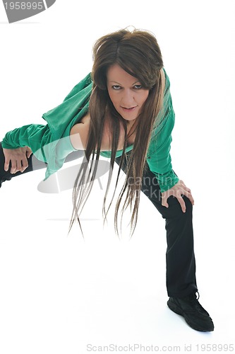 Image of woman fitness isolated