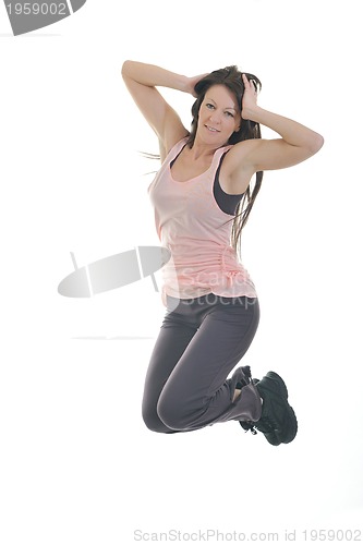 Image of woman fitness isolated