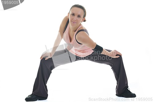 Image of woman fitness isolated