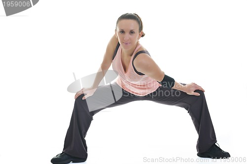 Image of woman fitness isolated