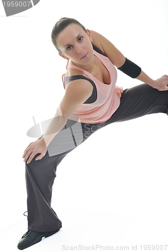 Image of woman fitness isolated