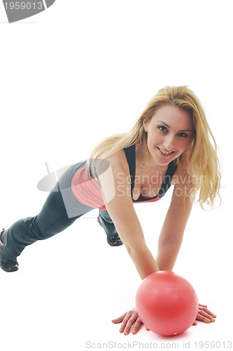 Image of woman fitness isolated