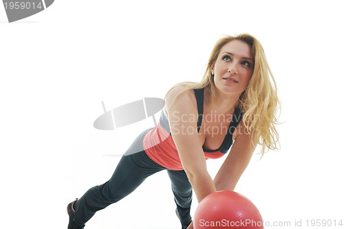 Image of woman fitness isolated