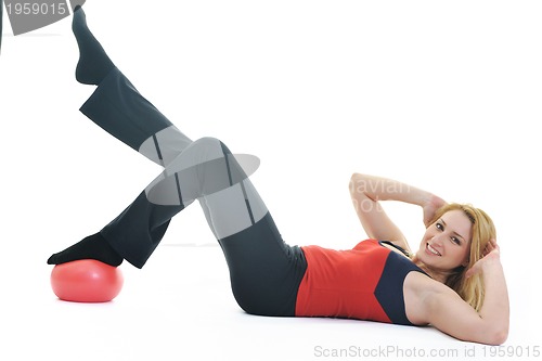 Image of woman fitness isolated