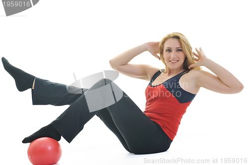 Image of woman fitness isolated