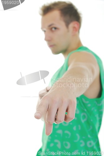 Image of man fitness isolated