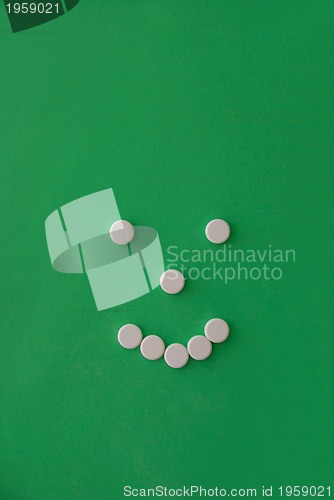 Image of smiley pills