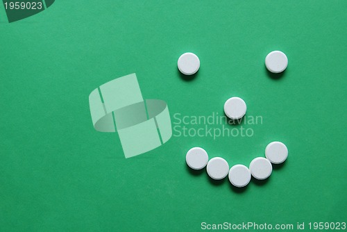 Image of smiley pills