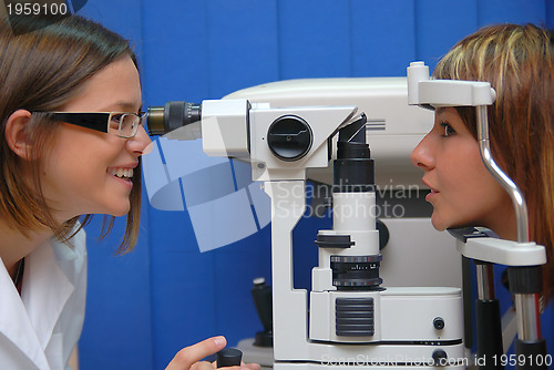 Image of female oculist