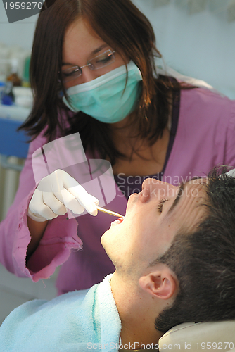 Image of at dentist