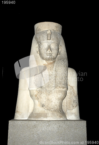 Image of Ancient Egyptian Pharaoh's Statue