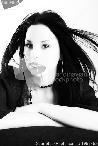 Image of brunette woman