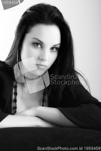 Image of brunette woman