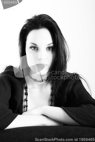 Image of brunette woman