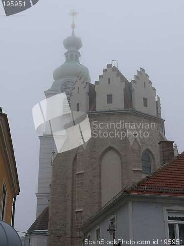 Image of Church in fog