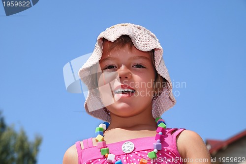 Image of Cute little gilr smiling