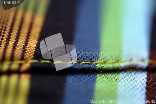 Image of Colorful tablecloth