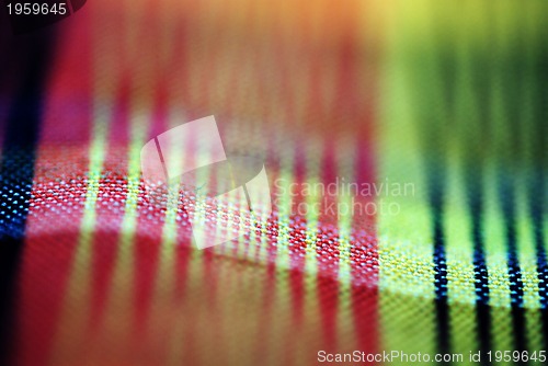 Image of Colorful tablecloth