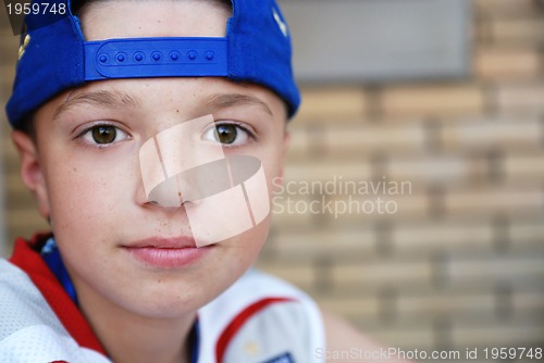 Image of Portrait of a young boy