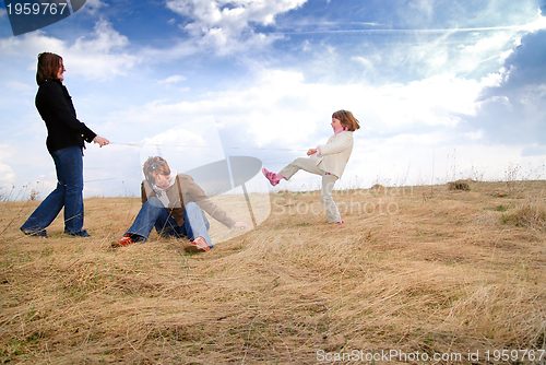 Image of playing games in nature