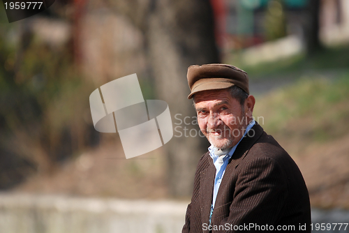 Image of Old man in park